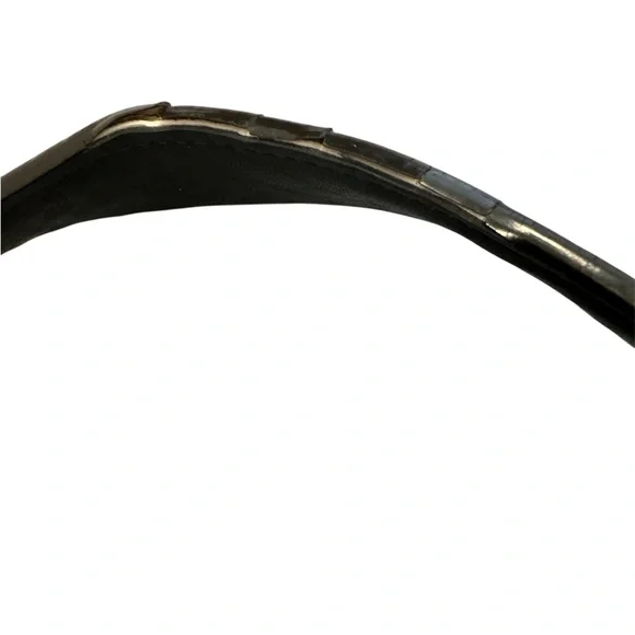 Coach Nomad Black Leather Hobo Bag with Gold Accents - Picture 10 of 13